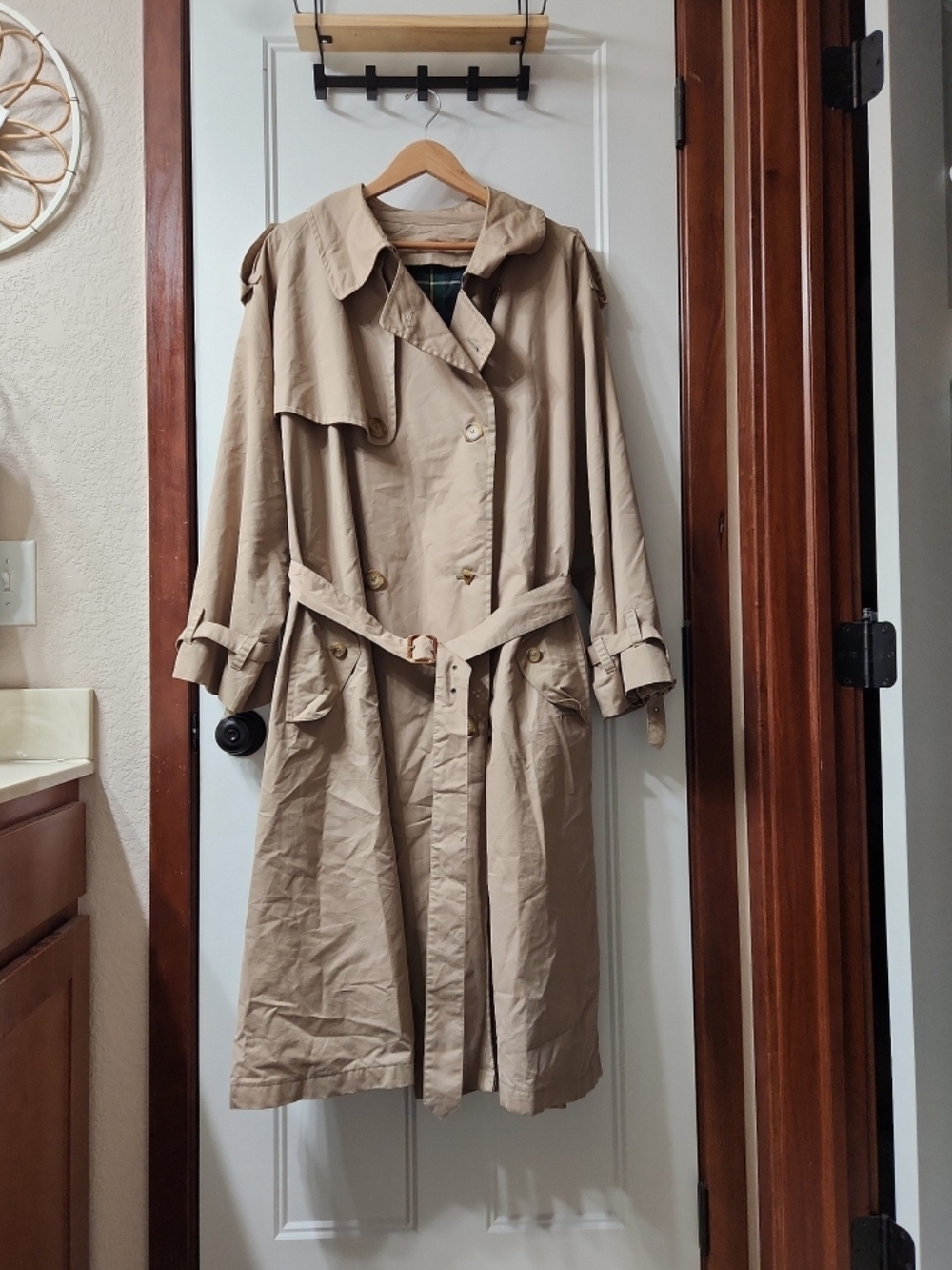 Vintage Nautica Double-Breasted Trench